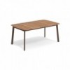 Mesa Rectangular Shine ideal para exteriores de Emu.