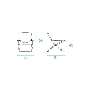 Hamaca Snooze ideal para ambientes exteriores de Emu.