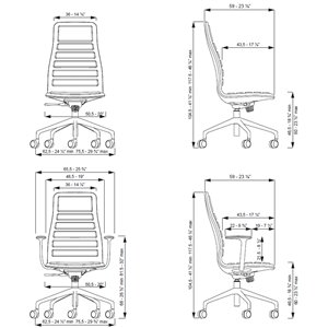Silla Lotus Medium Ruedas. Cappellini