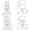 Silla Lotus Medium Ruedas. Cappellini
