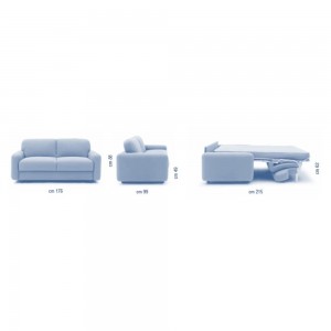 Sillón cama Holi de Campeggi. Sofas cama de diseño.