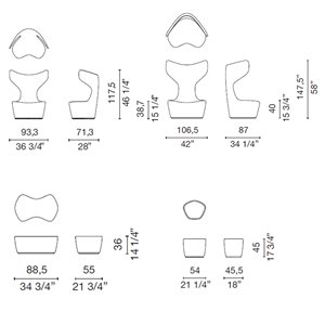 Sillón Drum. Cappellini