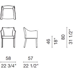 Butaca Cap Chair. Cappellini