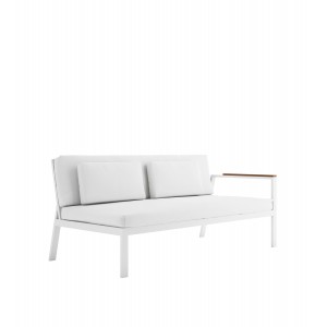 Sofá resistente modular 1 Timeless para exterior de Gandia Blasco.