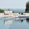 Sofá lounge Orizon de diseño elegante y exclusivo para espacios exteriores de Fast.