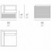 Sofá modular 6 DNA Teca para terraza de Gandia Blasco. Sofá de diseño.