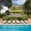 Cama de diseño Chill Dna reclinable para exterior de Gandia Blasco.
