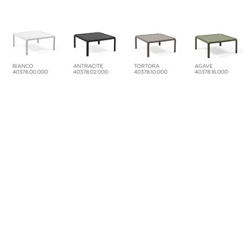 Mesa Komodo de Nardi. Mesa auxiliar jardín. Complemento para exterior.