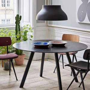 Mesa de madera moderna Copenhague CPH25 Round de HAY.