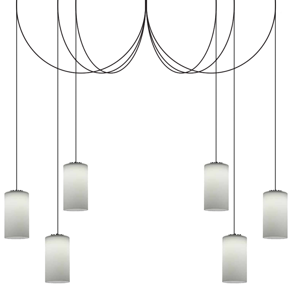 Lámpara suspensión Cirio Múltiple 2010 de Santa & Cole. Lámparas diseño.