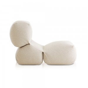 Sillón Grapy de Gandia Blasco. Sillón relleno de poliestireno para exterior.