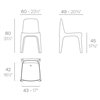 Silla Solid para Espacios al Aire Libre Apilable Diseñada por Vondom