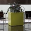 Macetero Cubo de Diseño Acabado en Mate Con o Sin Autorriego