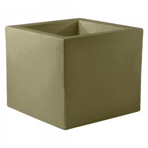 Macetero Cubo de Diseño Acabado en Mate Con o Sin Autorriego