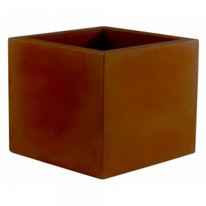Macetero Cubo de Diseño Acabado en Mate Con o Sin Autorriego