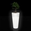 Macetero Light Cono Alto con Luz Led y Cambio de Color con Mando