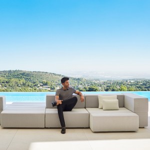 Módulo Chaiselongue Tablet de Ramón Esteve | Sofá exterior Tablet