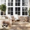 Hamaca para exteriores Deck Chair BM5568 de Carl Hansen and Son. Hamacas de jardín.