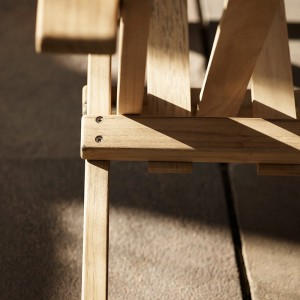 Silla plegable Deck Chair BM4570 de Carl Hansen & Son. Diseño nórdico.