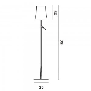 Lámpara pie Birdie Foscarini