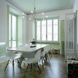 Lámpara suspensión Lightweight Foscarini. Lámparas de diseño escultórico.