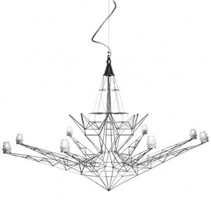 Lámpara suspensión Lightweight Foscarini. Lámparas de diseño escultórico.