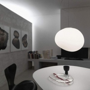 Lámpara de suspensión Gregg de Foscarini. Lámparas de diseño modernas.