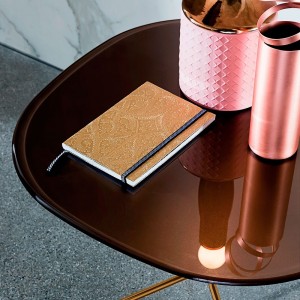 Mesa auxiliar Genius shaped cristal Sovet Italia. Mesas auxiliares de diseño.