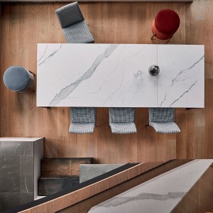 Mesa Mirage Extensible de Bontempi. Mesas fijas y extensible de diseño.