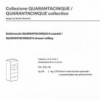 Sinfonier Quarantacinque de 6 cajones de  Novamobili. Excelente diseño.