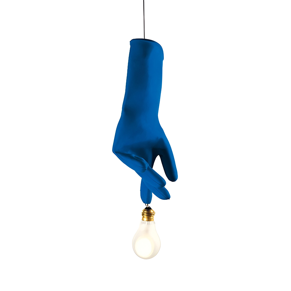 Lámpara suspensión Blue Luzy Ingo Maurer