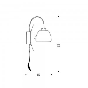 Aplique pared Light au Lait. Ingo Maurer