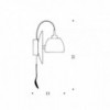 Aplique pared Light au Lait. Ingo Maurer