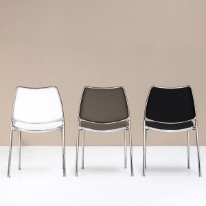 Silla Gas Cromo polipropileno de Stua. Excelente silla para uso de oficina.