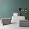 Puff cama 12-S135 de ES Interiorismo. Puff cama 135 cm. Puffs cama modernas.