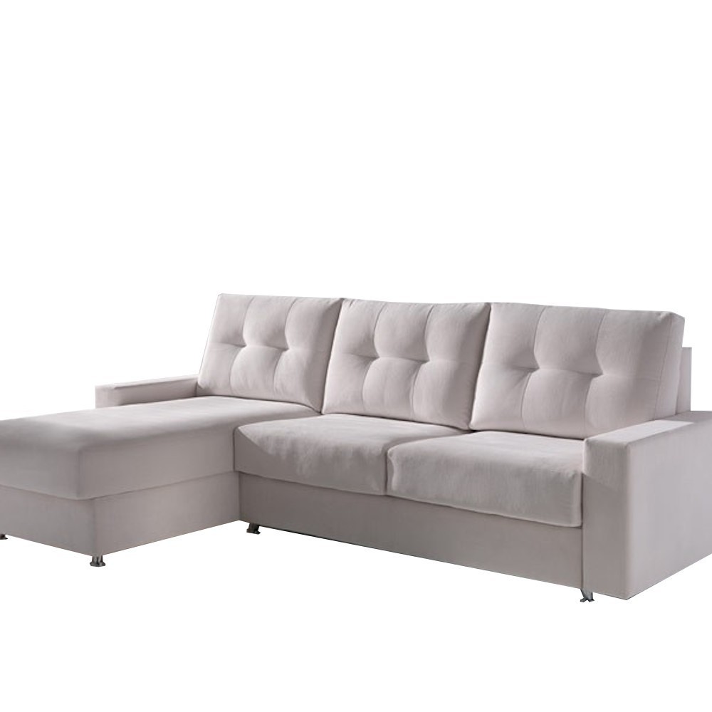 Sofá cama 2 plazas + Chaise Longue Roma de ES Interiorismo. Puf cama y Sofas cama.