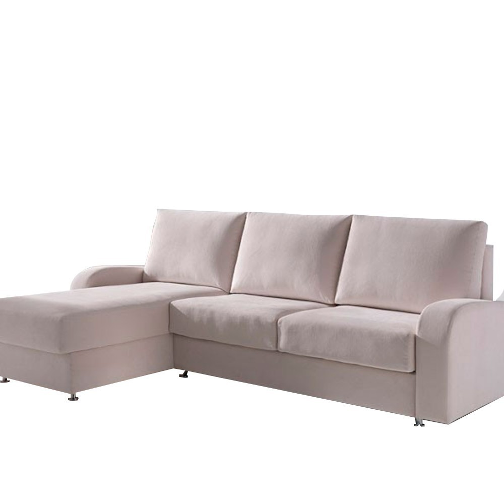 Sofá cama 2 plazas + Chaise Longue París de ES Interiorismo. Puf cama y Sofas cama.