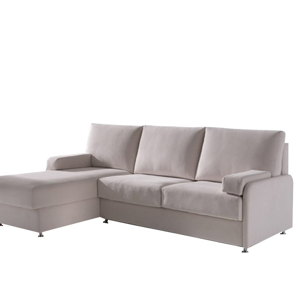 Sofá cama 2 plazas + Chaise Longue Berlín de ES Interiorismo. Puf cama y Sofas cama.