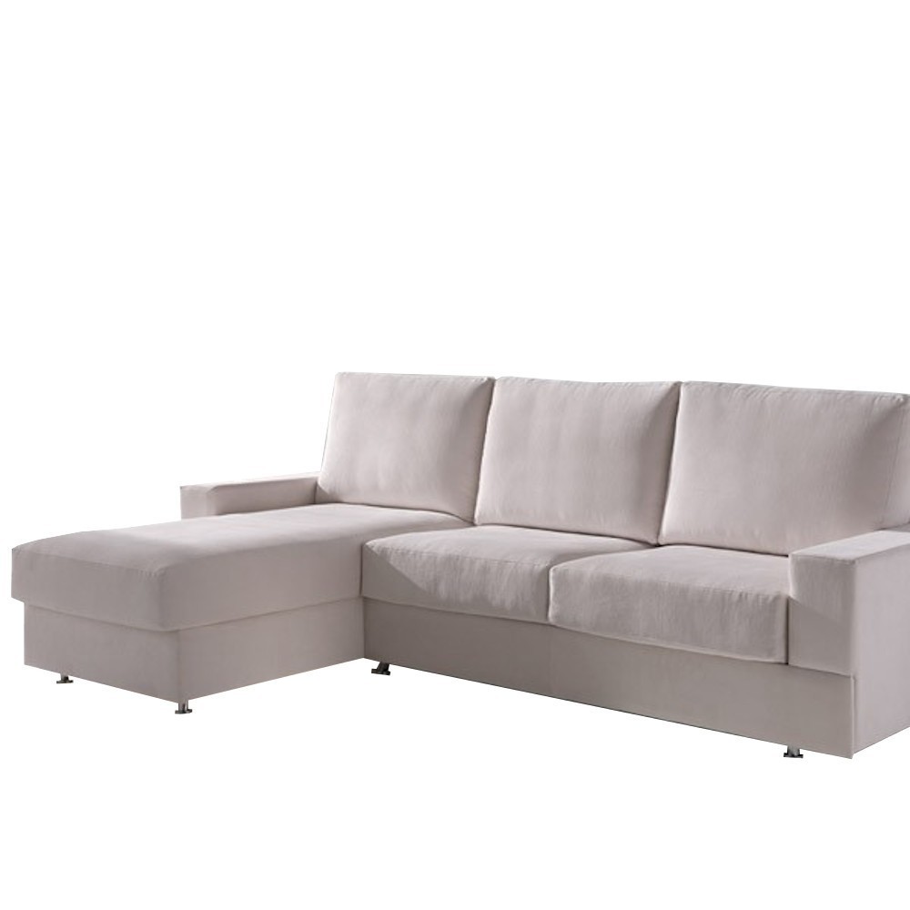 Sofá cama 2 plazas + Chaise Longue Athenas de ES Interiorismo. Puf cama y Sofas cama.