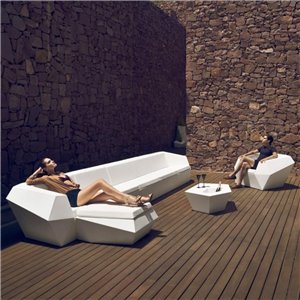 Mesa sofá Faz Mate o Brillo con Luz Led Controlada con DMX | Vondom