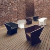 Sillón Faz Mate Lacado o Hielo con Luz Led controlada con DMX o Mando
