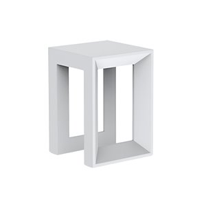 Taburete Bajo Frame con Acabado Mate con Doble Pared | Lluesma
