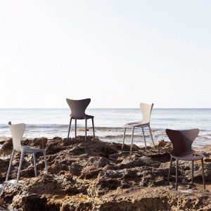 Silla Love inspirada en el amor. Silla exterior de Vondom