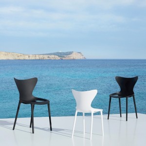 Silla Love inspirada en el amor. Silla exterior de Vondom