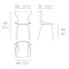 Silla Love inspirada en el amor. Silla exterior de Vondom