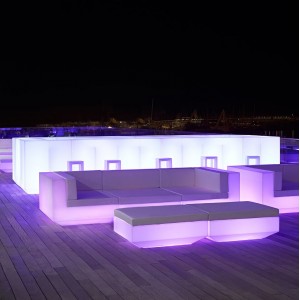 Sofá Módulo Brazo Vela Resistente al Sol y con Iluminación Led | Vondom
