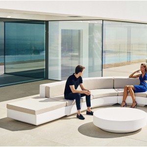 Puff/Chaise Longue Vela con Luz Led y Tratamiento Antibacteriano