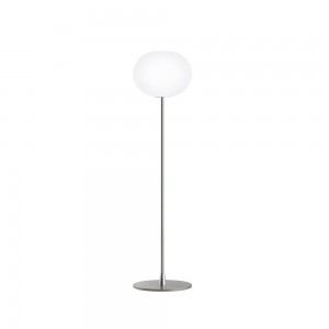 Lámpara pie Glo-Ball F de Flos. Lampara decoración elegante.