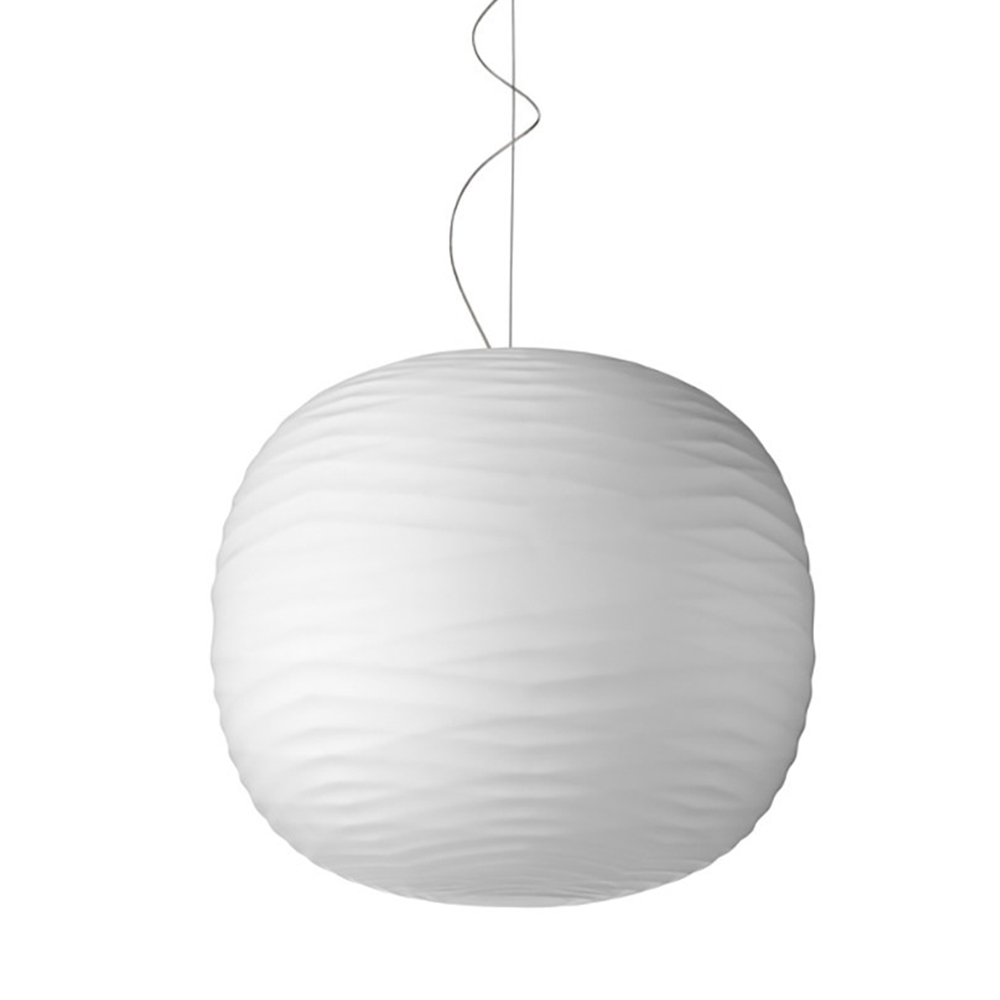 Lámpara de suspensión Gem de Foscarini. Lámparas de diseño contemporáneo.