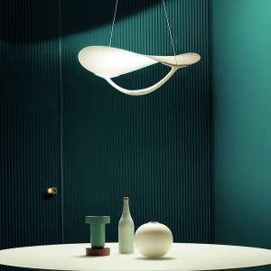 Lámpara de suspensión Plena de Foscarini. Lámparas de diseño moderno.